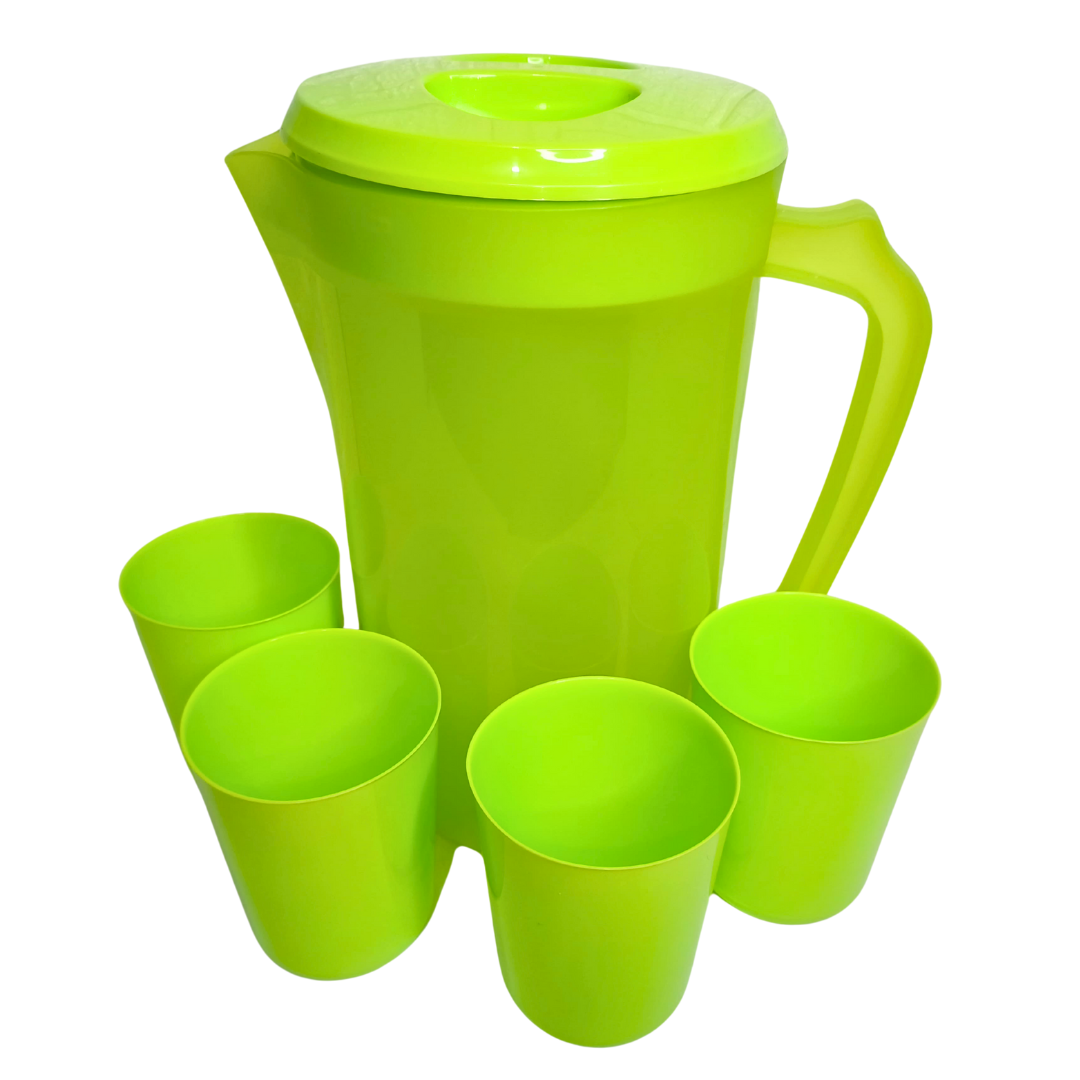 Jarra Lima 3.5 Litros con Tapa y Vasos