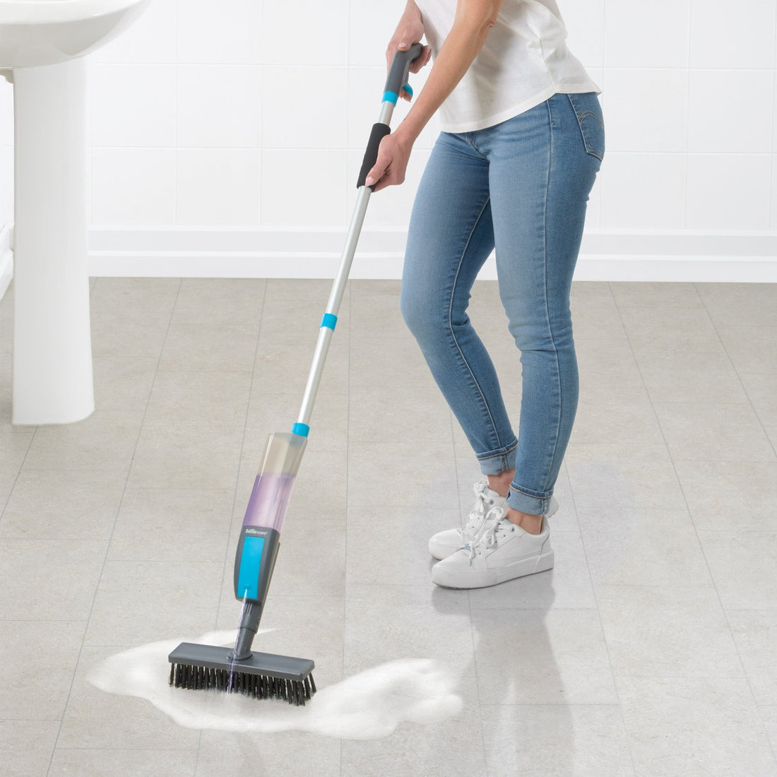 Multi Spray Mop - Cepillo, Trapeador y Jalador