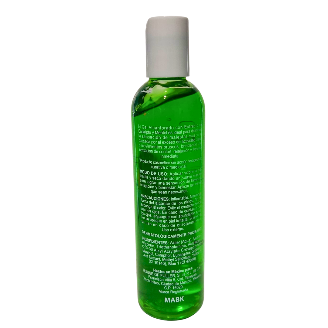 Gel Beauty Derm Alcanforado con Eucalipto y Mentol 228 gr