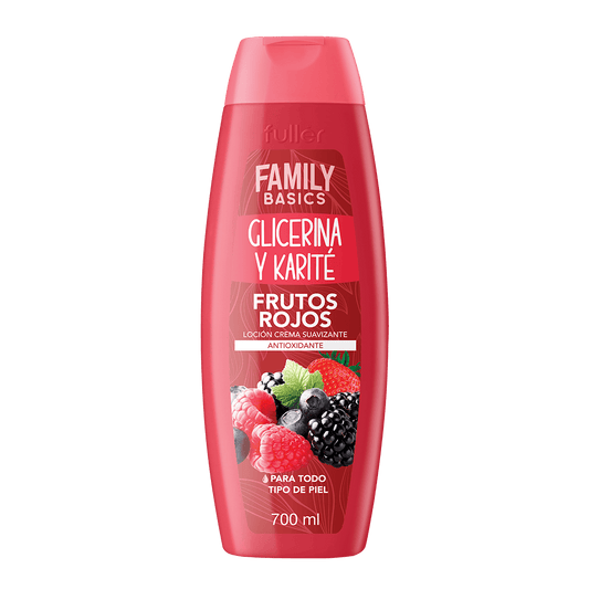 Loción Corporal Suavizante con Glicerina y Karité Frutos Rojos Antioxidante