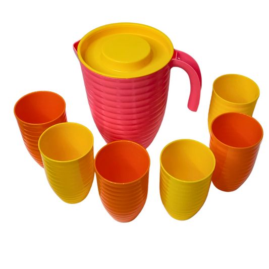 Set de Jarra con 6 Vasos
